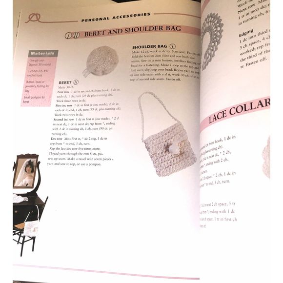 Miniature Crochet Projects in 1/12 Scale by Roz Walters Book Softcover - Picture 15 of 15